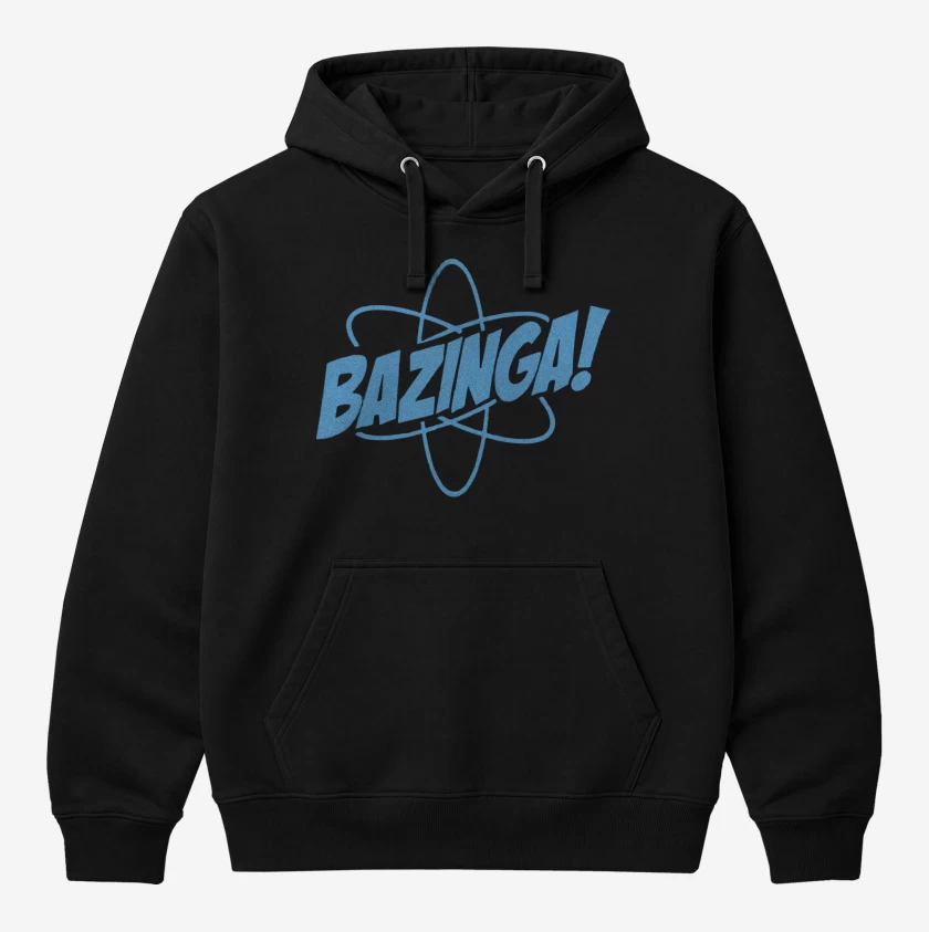 Polerón Canguro Negro de Bazinga 3