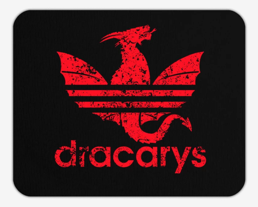 Mousepad Negro de Dracarys