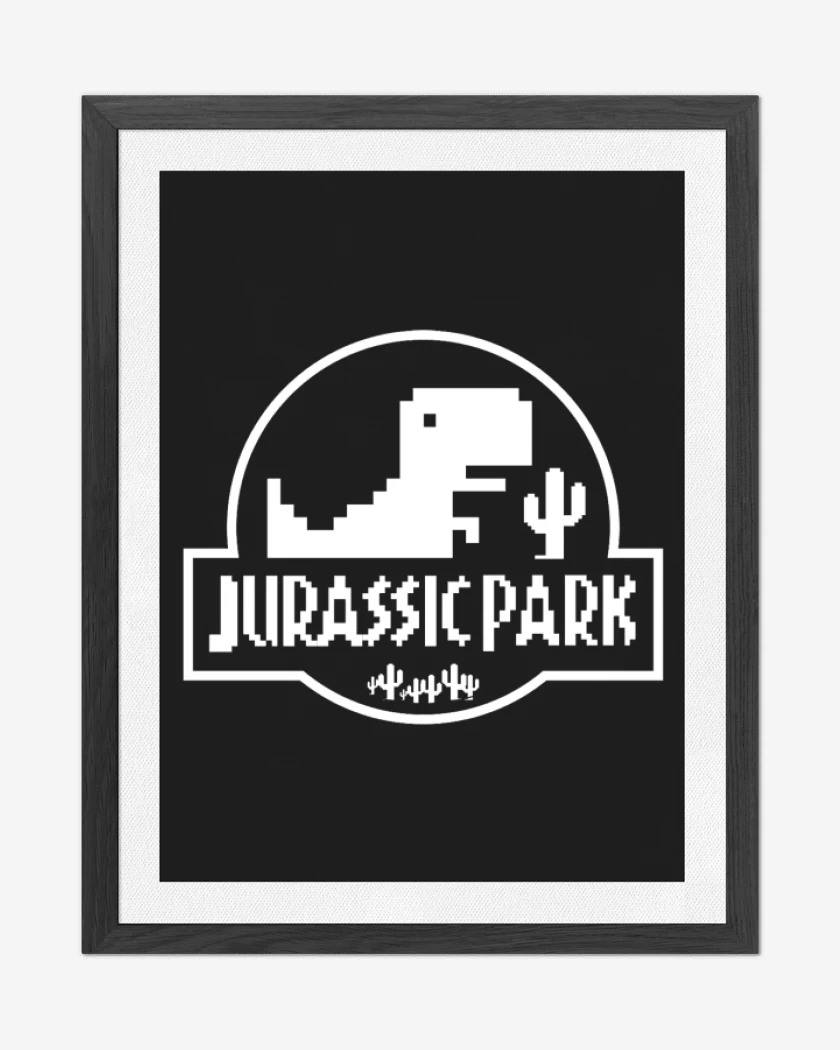 Cuadro decorativo Parke jurasiko