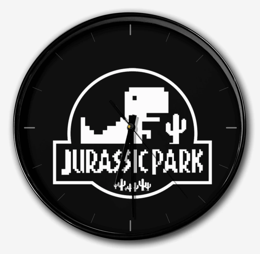 Reloj Negro de Parke jurasiko