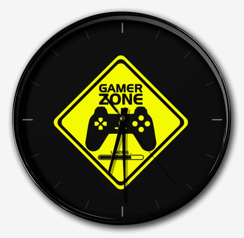 Reloj Negro de Gamer zone