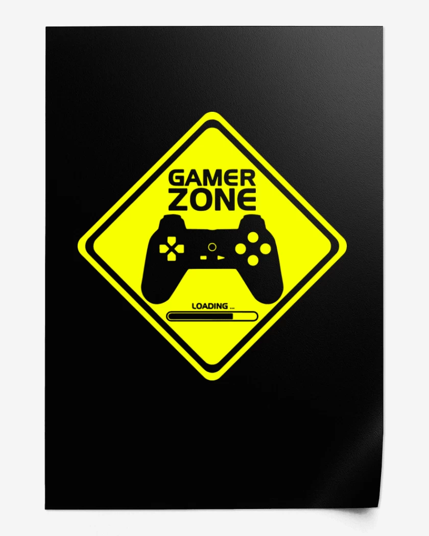 Print Negro de Gamer zone