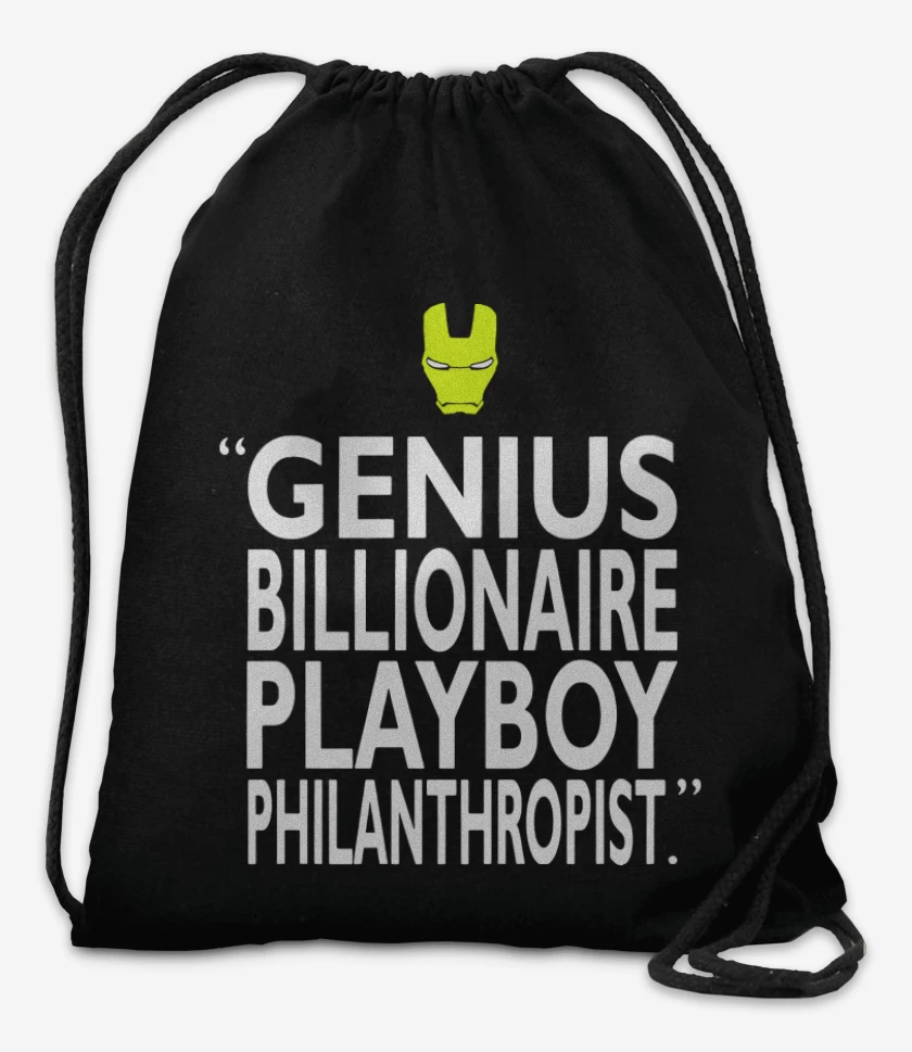 Mochila Negro de Genio philantropo