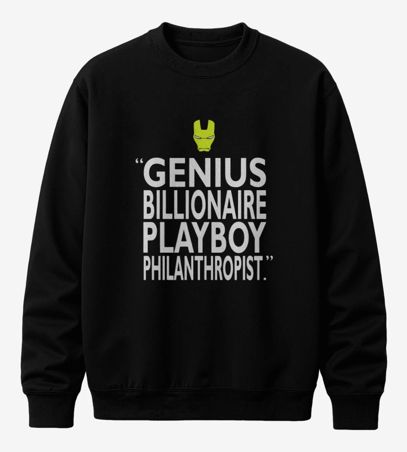 Poleron polo Negro de Genio philantropo