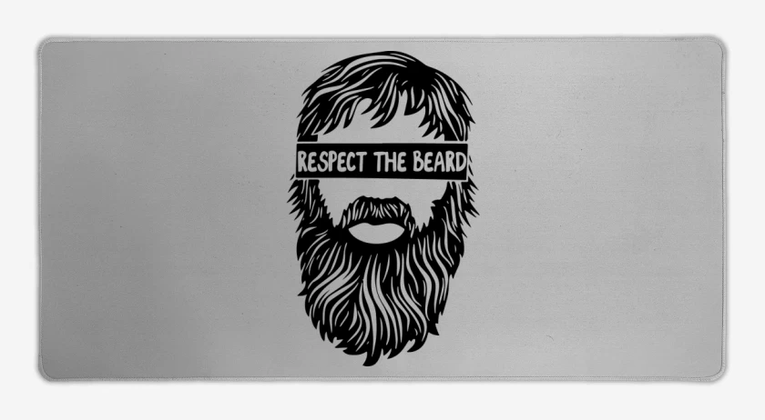 Mouse pad Gamer Respect the beard