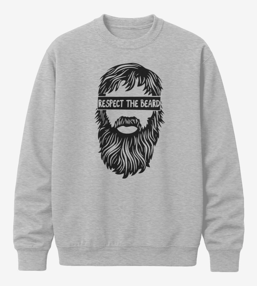 Poleron polo Respect the beard