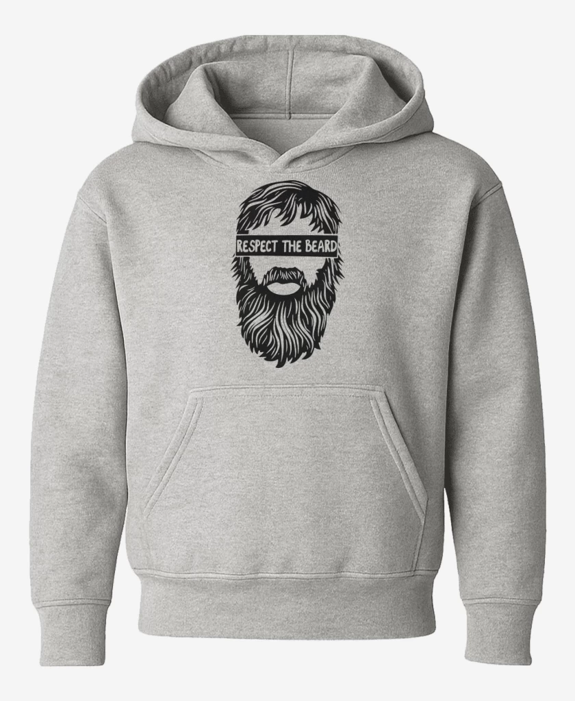 Poleron de niño Gris Melange de Respect the beard