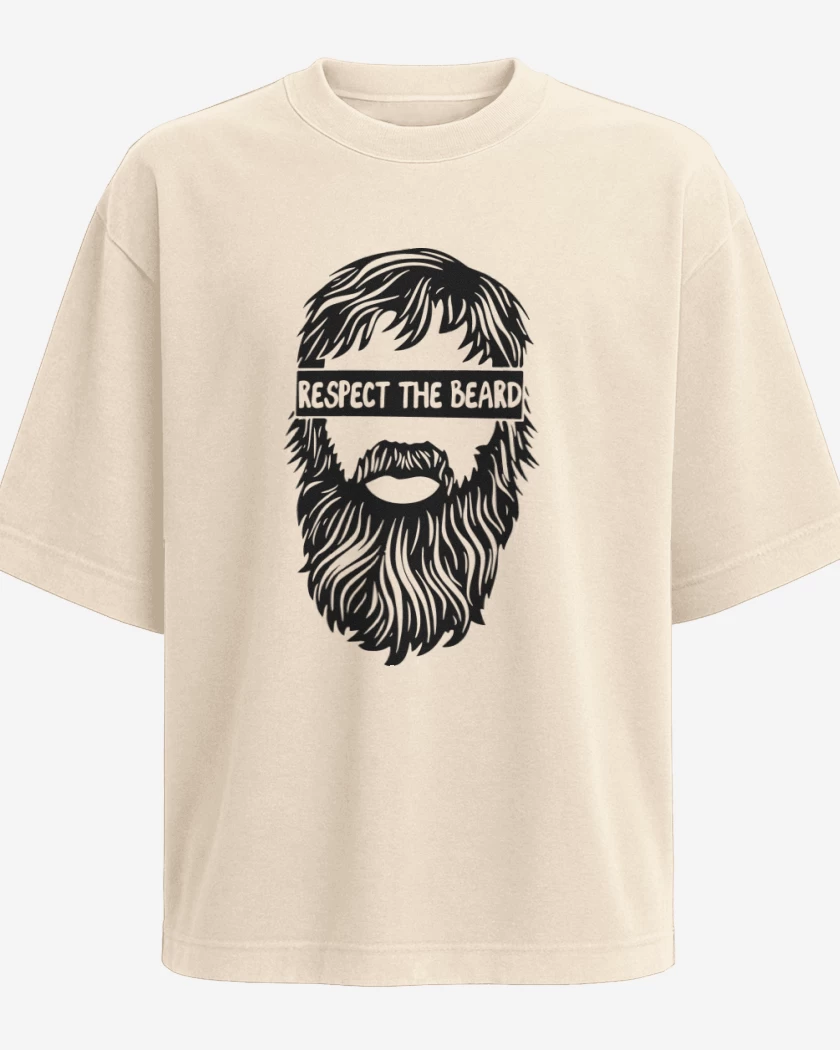 Polera Oversize Respect the beard