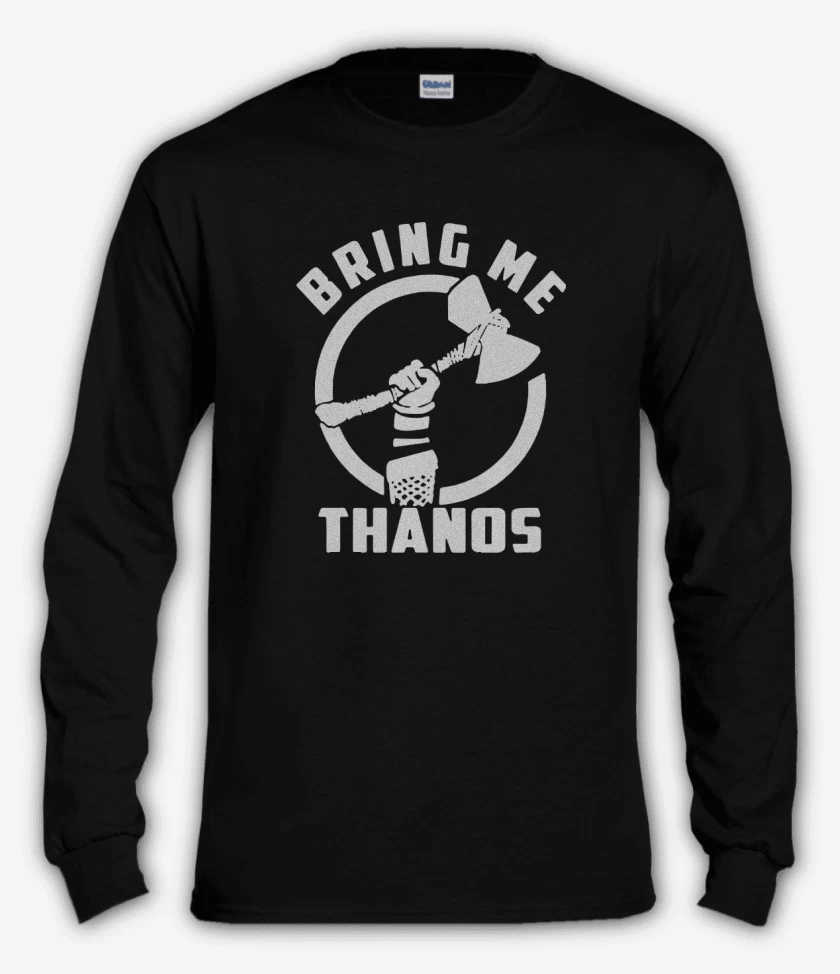Polera manga larga Negro de Bring me thanos