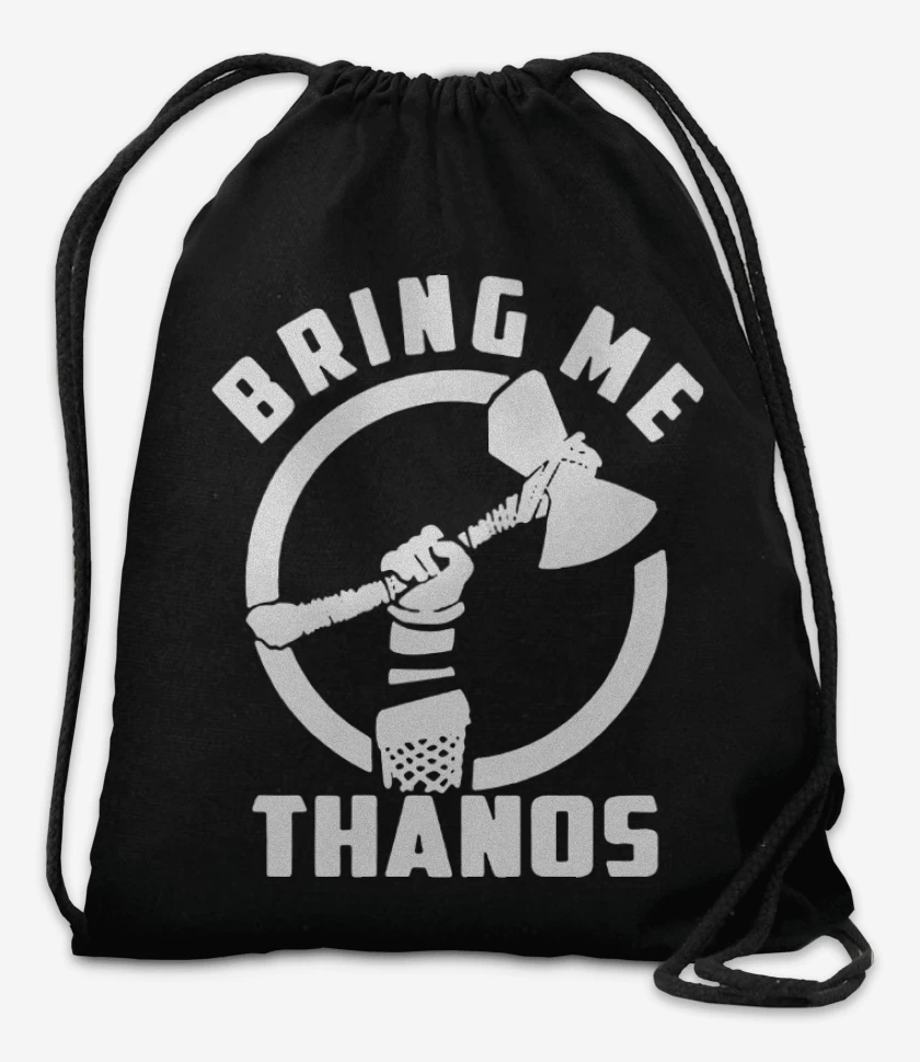 Mochila Negro de Bring me thanos