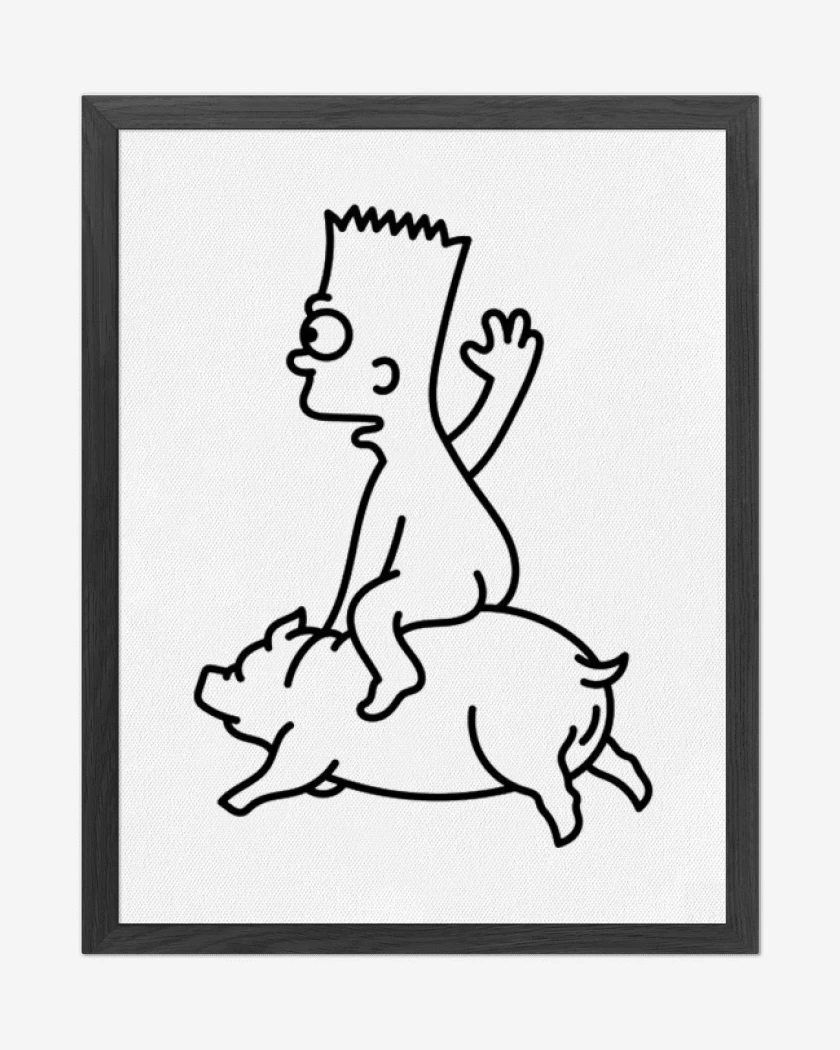 Cuadro decorativo Blanco de Bart sinso