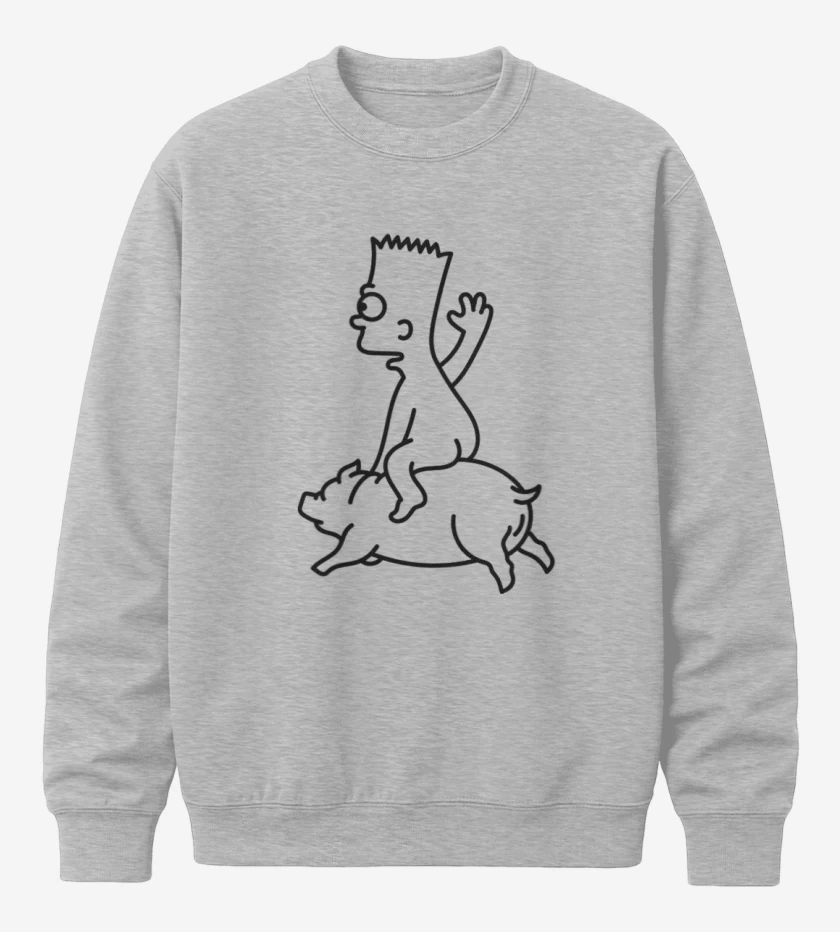 Poleron polo Gris Melange de Bart sinso