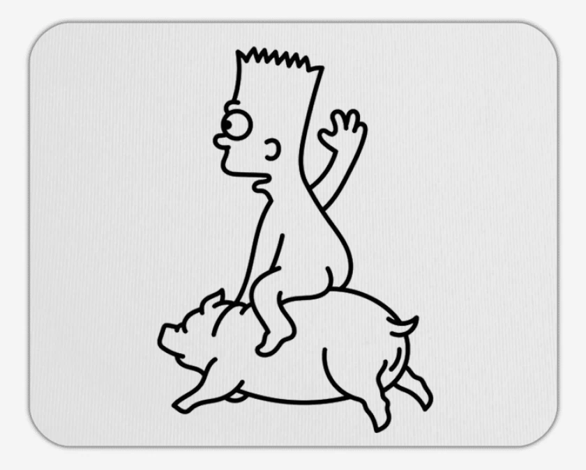 Mousepad Bart sinso