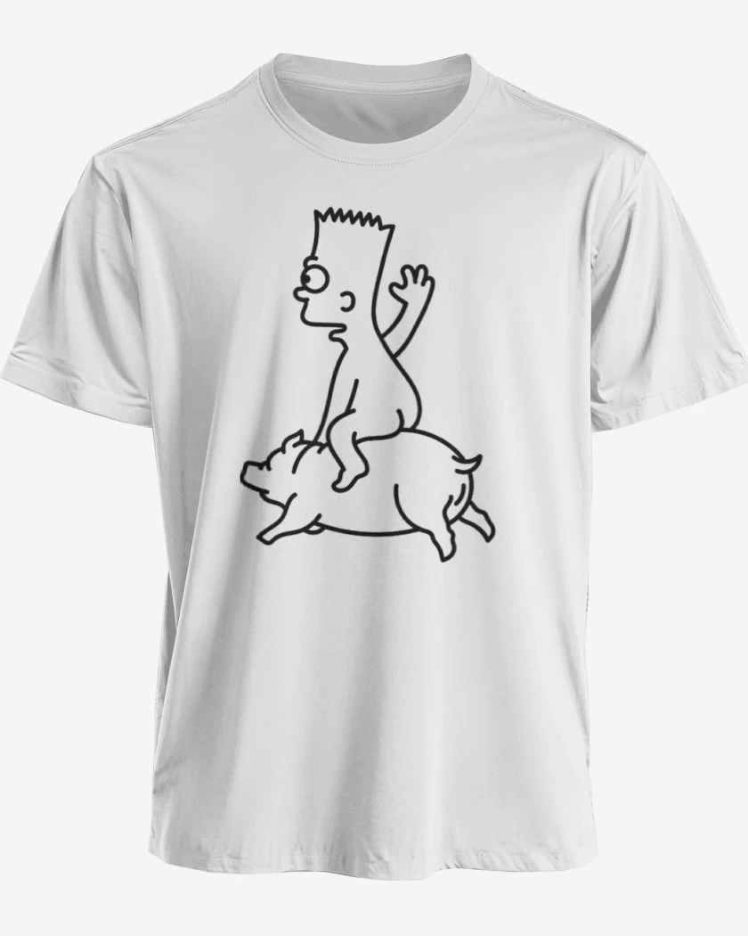 Polera premium Blanco de Bart sinso
