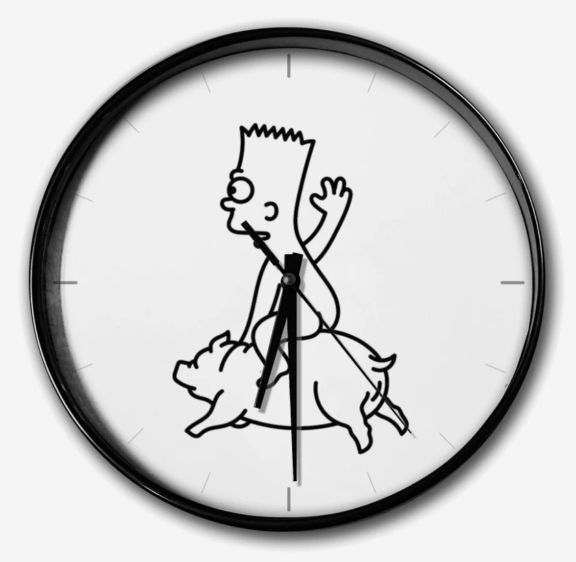 Reloj Blanco de Bart sinso
