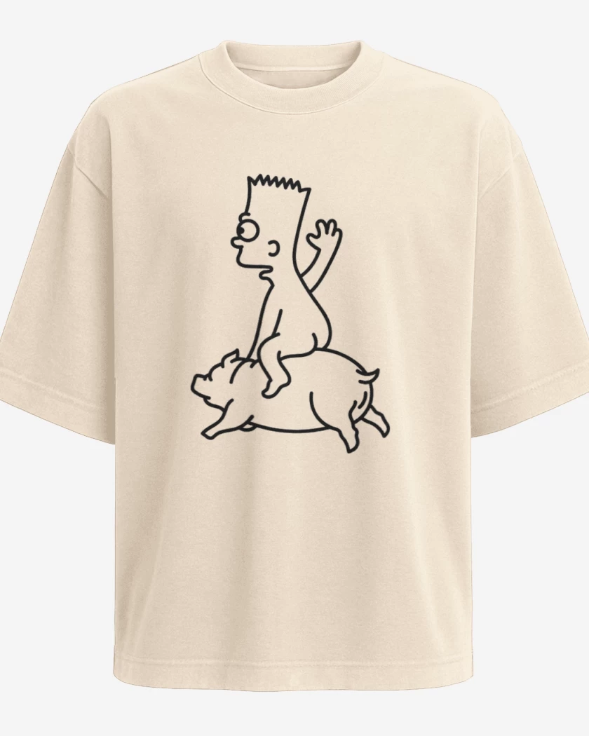 Polera Oversize Beige de Bart sinso