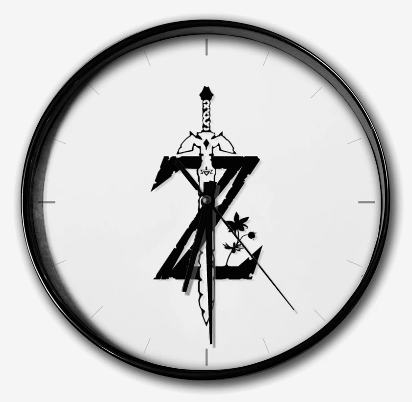 Reloj Blanco de Zelda logo