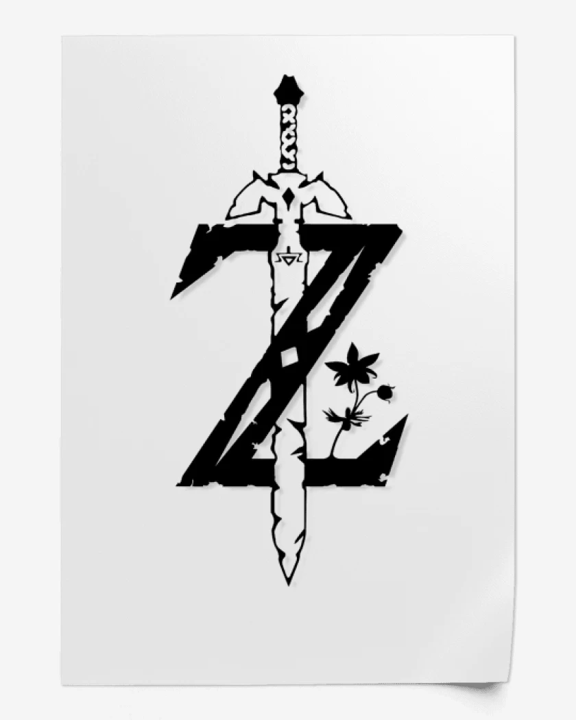 Print Blanco de Zelda logo
