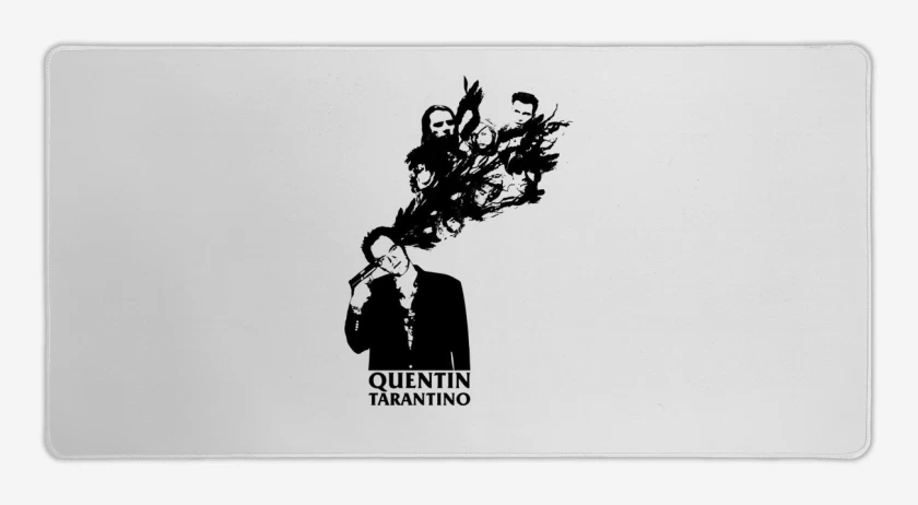 Mouse pad Gamer Blanco de Tarantino