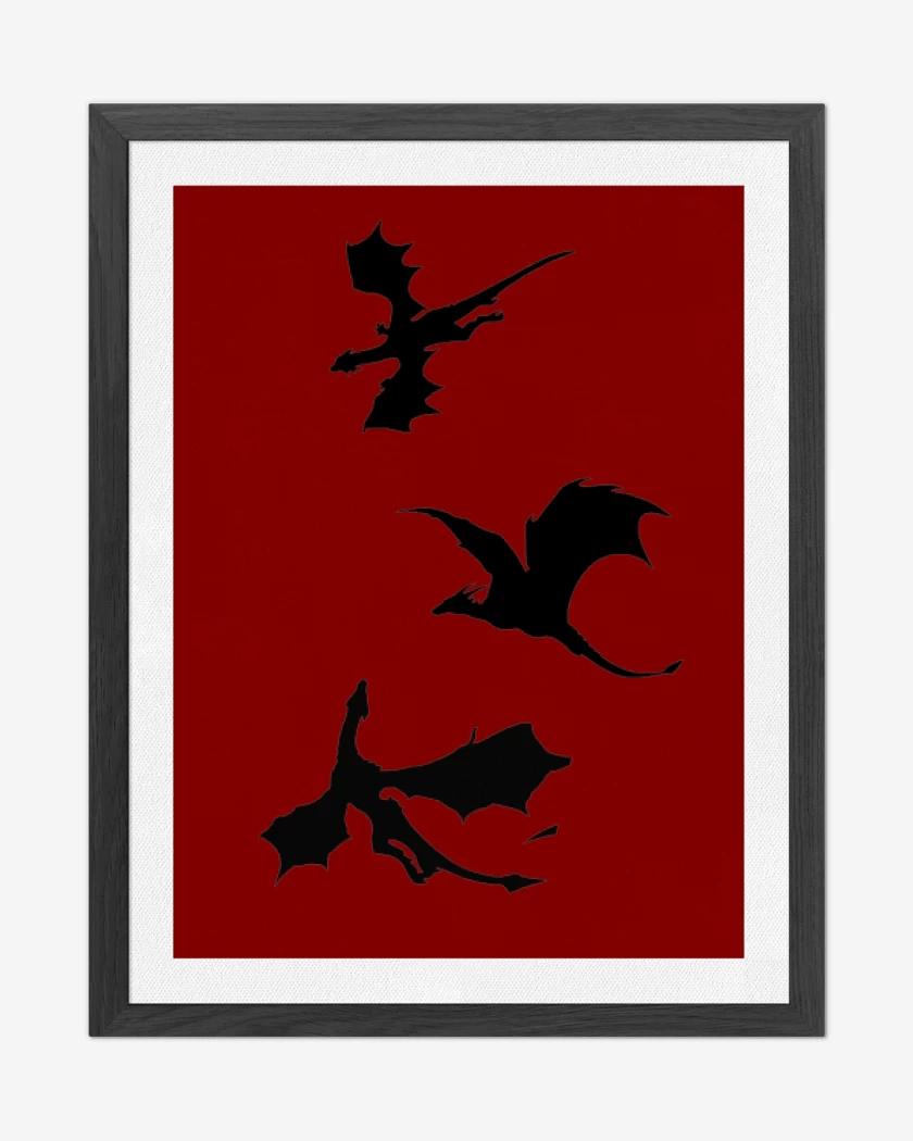 Cuadro decorativo Dragones