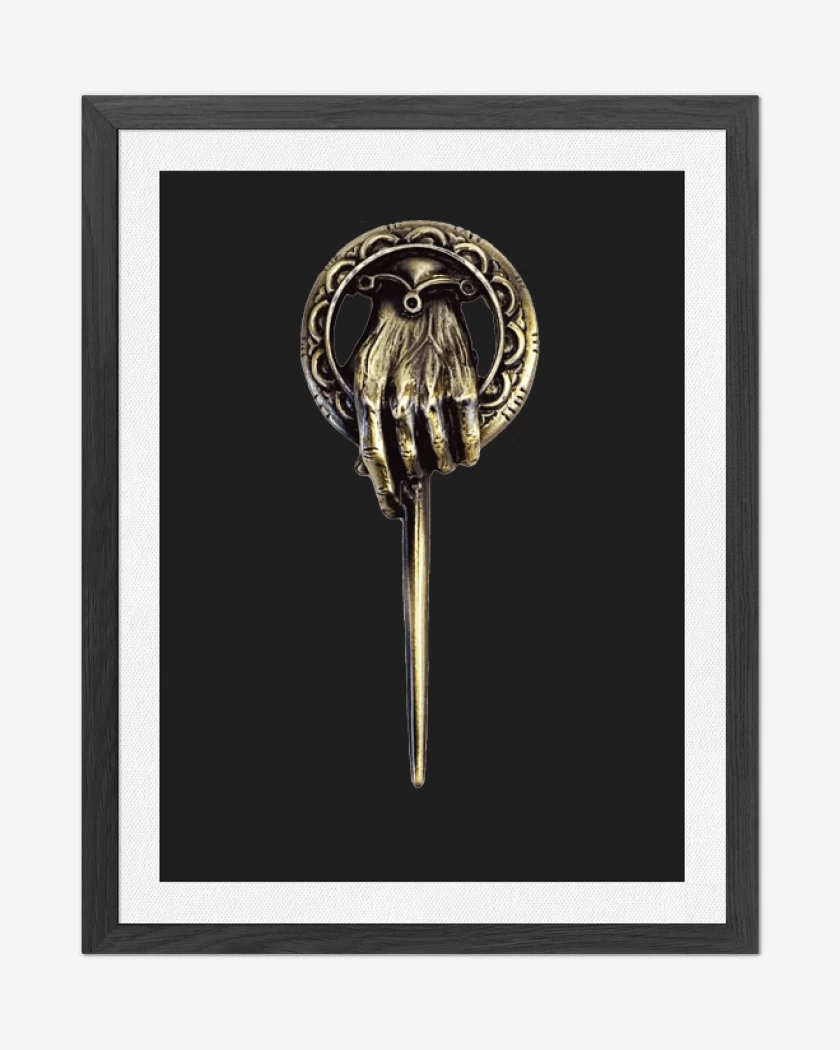 Cuadro decorativo Negro de Hand of the king - bolsillo