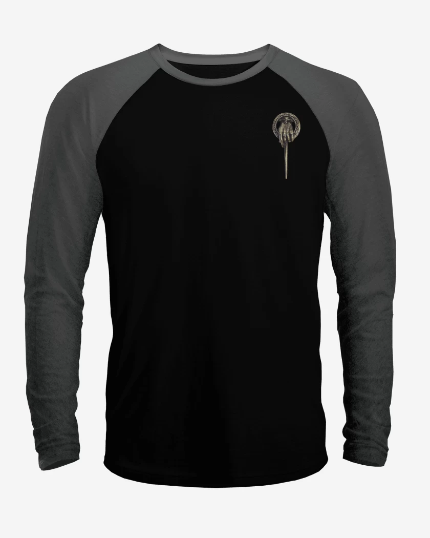 Polera Raglan Hand of the king - bolsillo