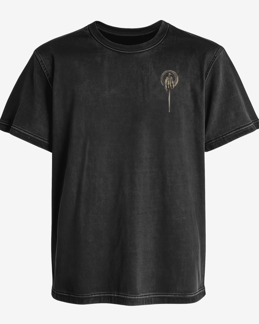 Polera desgastada Hand of the king - bolsillo