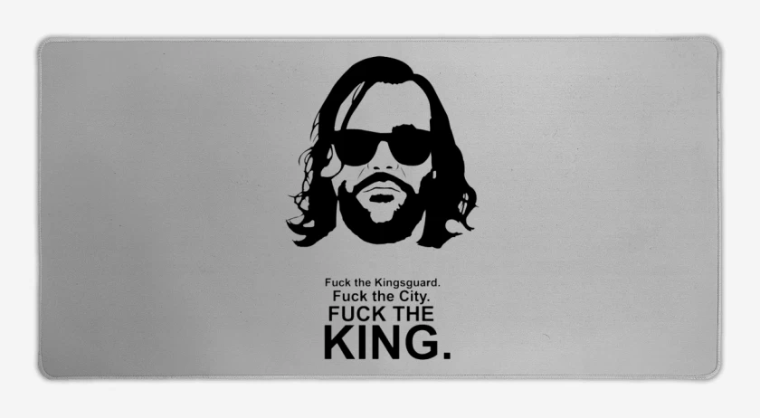 Mouse pad Gamer Gris Melange de The hound