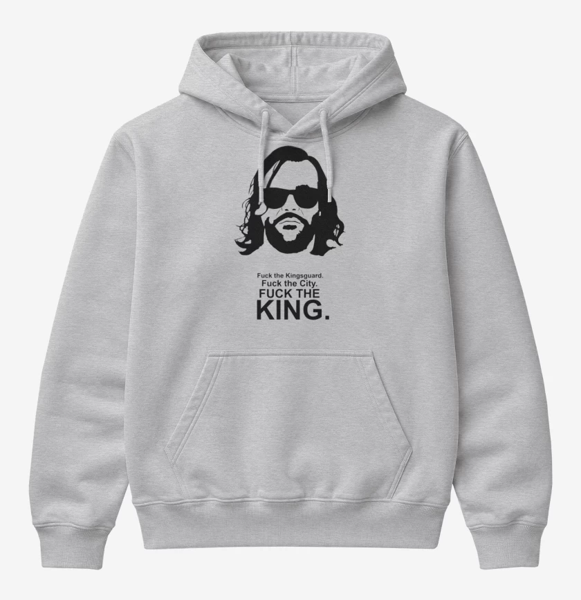 Poleron Canguro básico Gris Melange de The hound