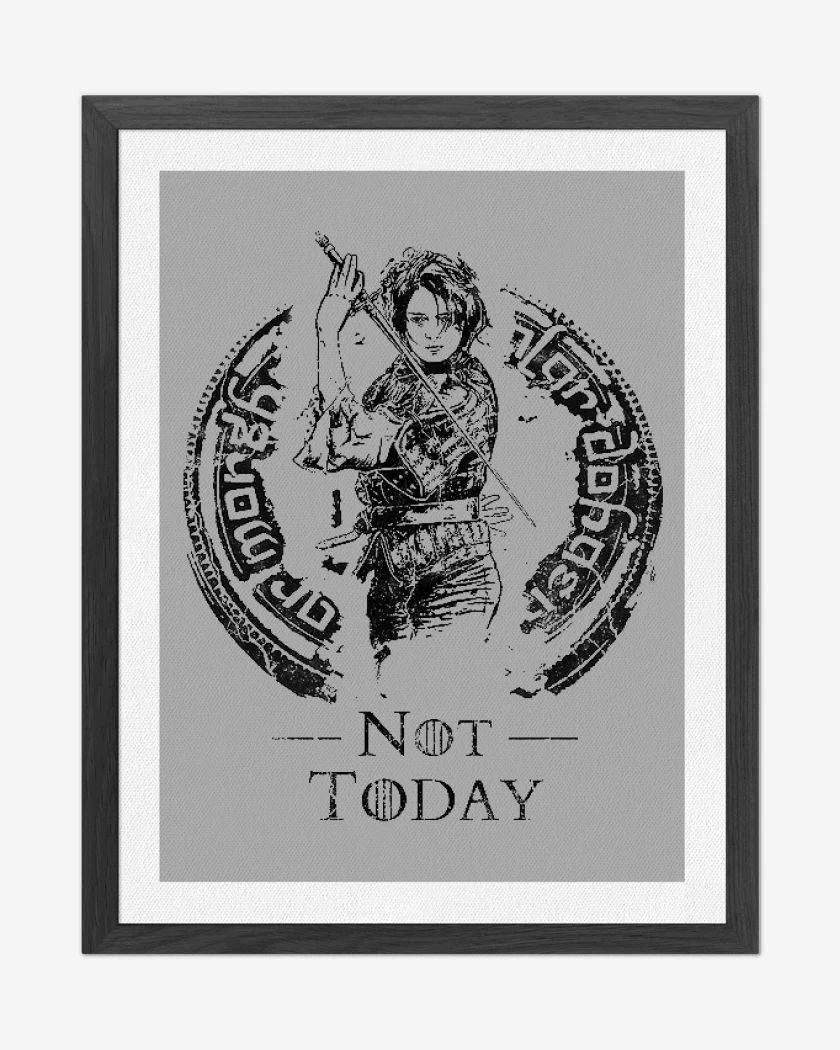 Cuadro decorativo Arya not today