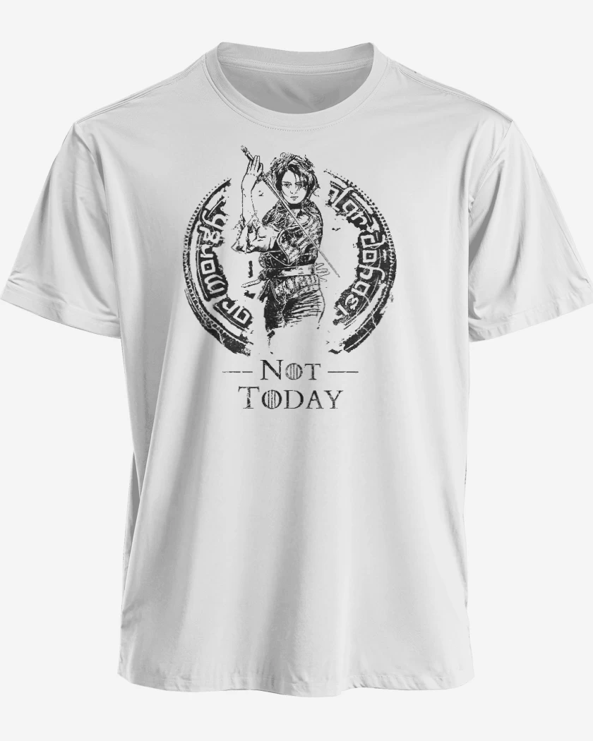 Polera premium Blanco de Arya not today