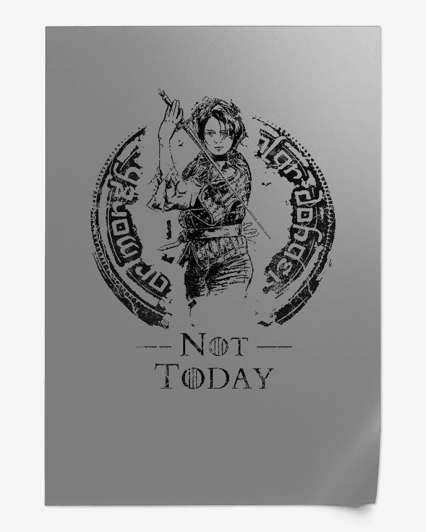 Print Arya not today
