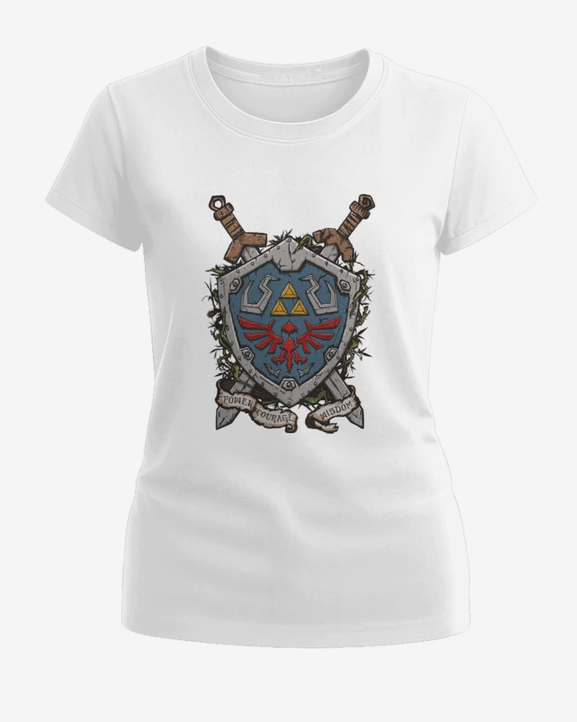 Polera de Mujer Blanco de Escudo