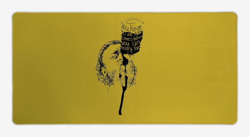 Mouse pad Gamer Amarillo de Bukowski Chinaski