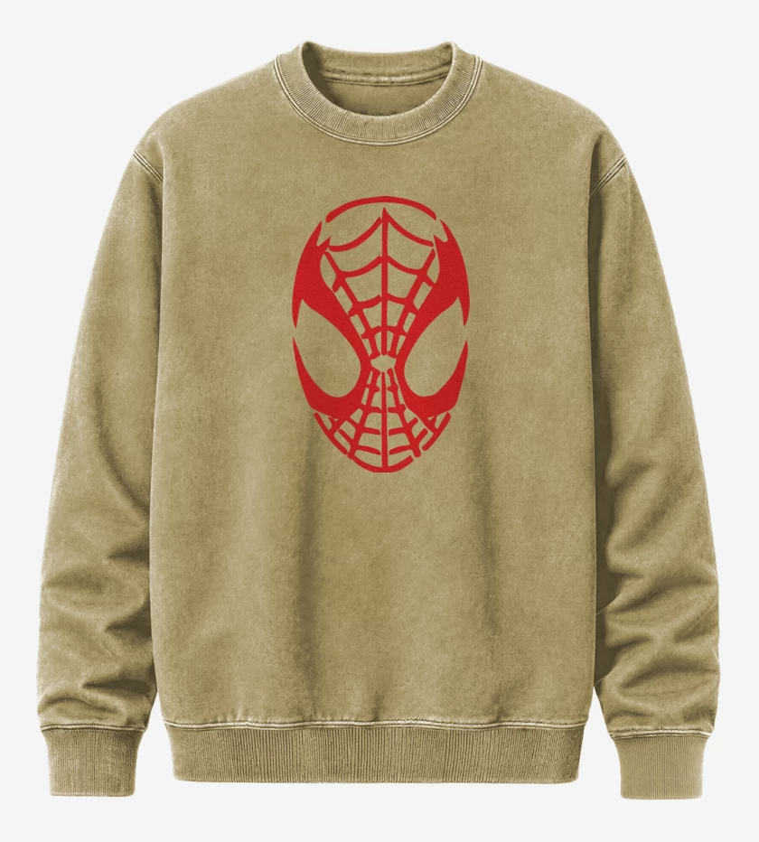 Poleron Polo Acid Wash Beige de El chico araña