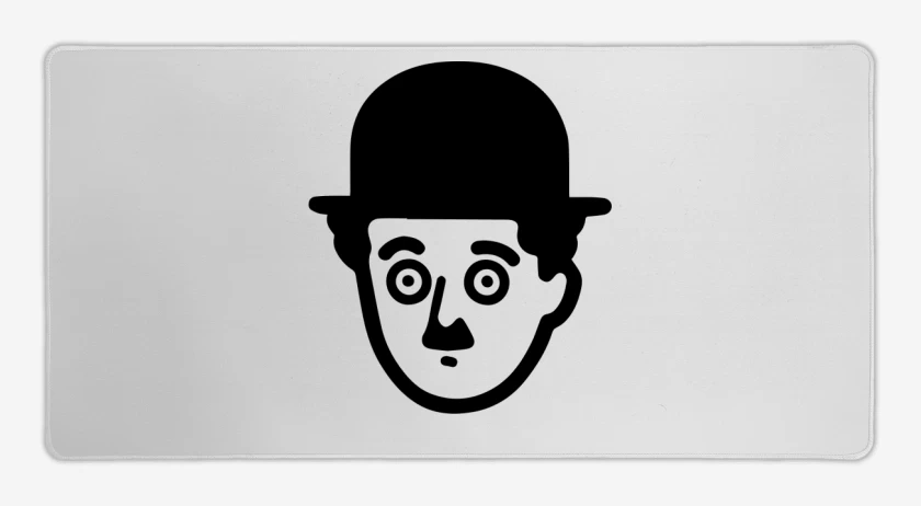 Mouse pad Gamer Blanco de Chaplin