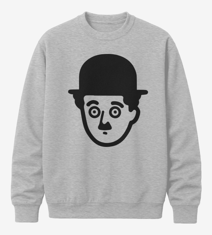 Poleron polo Gris Melange de Chaplin