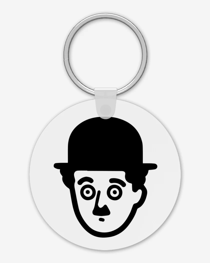 Llavero Blanco de Chaplin