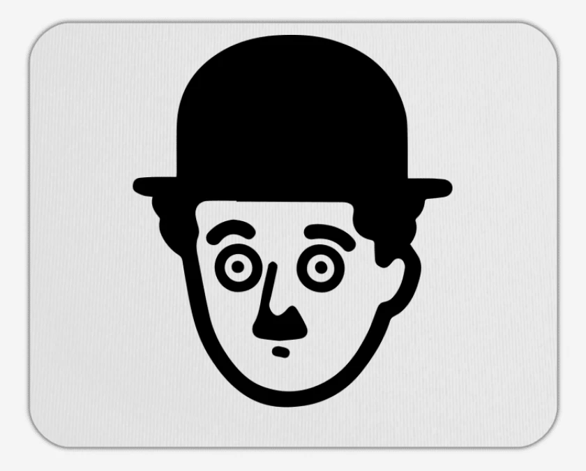 Mousepad Blanco de Chaplin