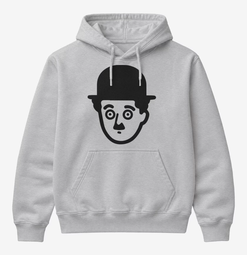 Poleron Canguro básico Gris Melange de Chaplin