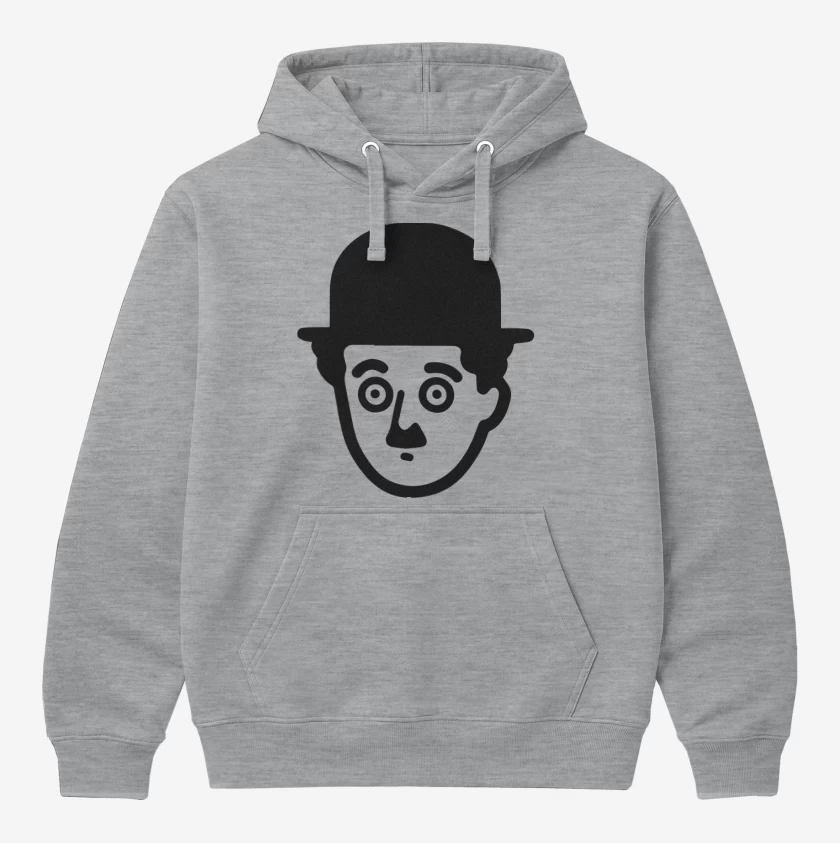 Polerón Canguro Gris Melange de Chaplin