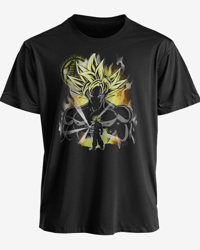 Polera premium Negro de Ultra instinto