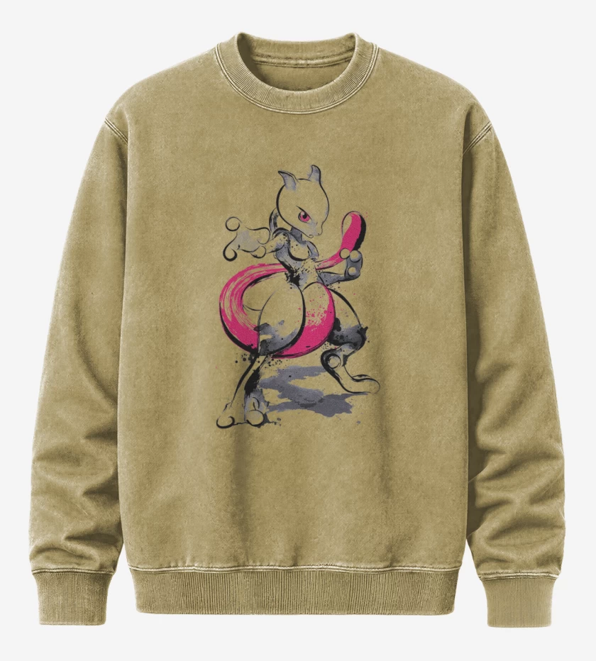 Poleron Polo Acid Wash Beige de Mewtwo colors