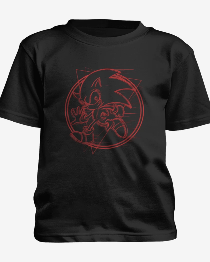 Polera de niño Negro de El Sonic