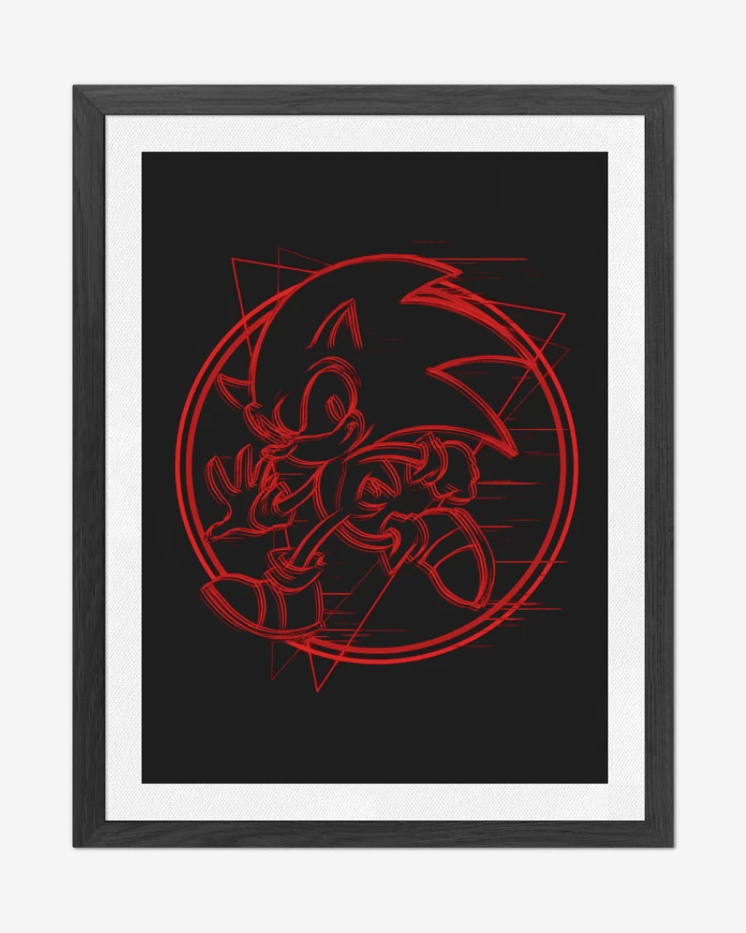 Cuadro decorativo Negro de El Sonic
