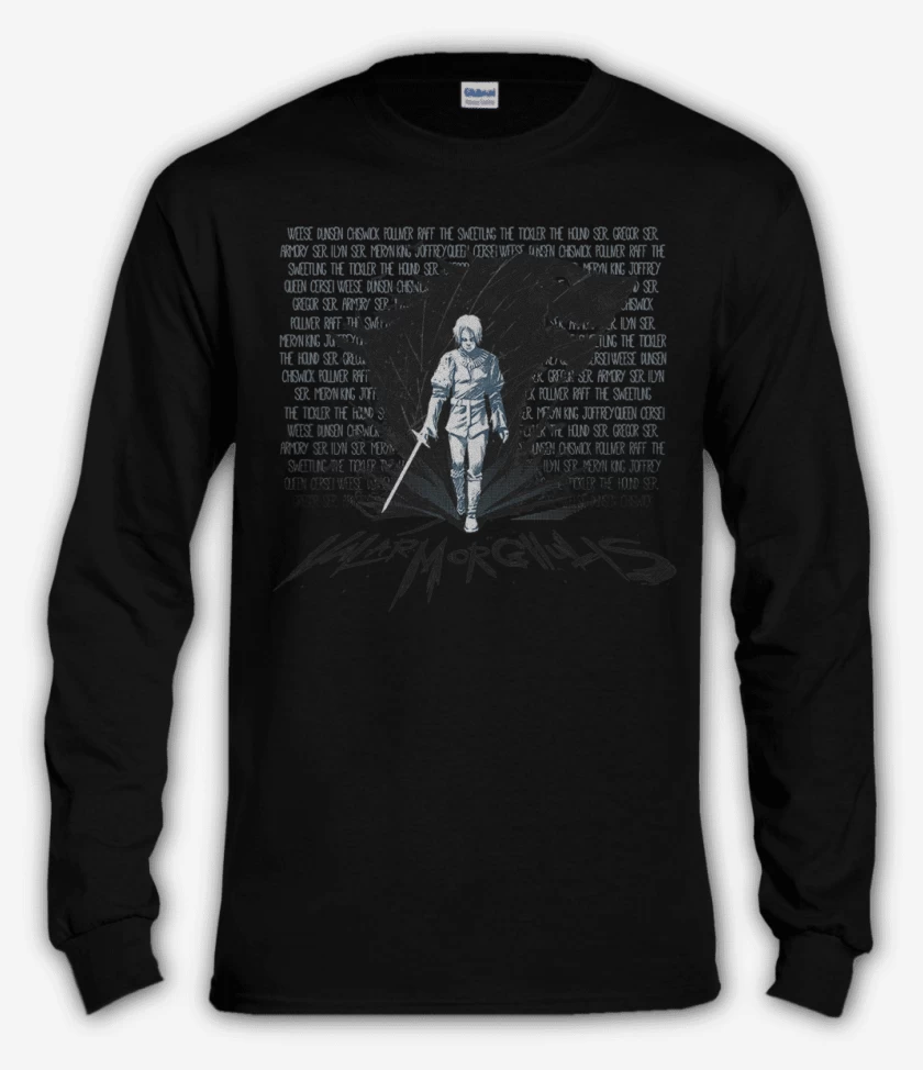 Polera manga larga arya valar morghulis