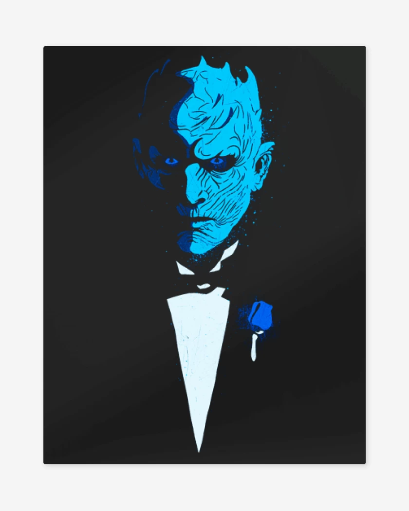 Print metalico Negro de The night father