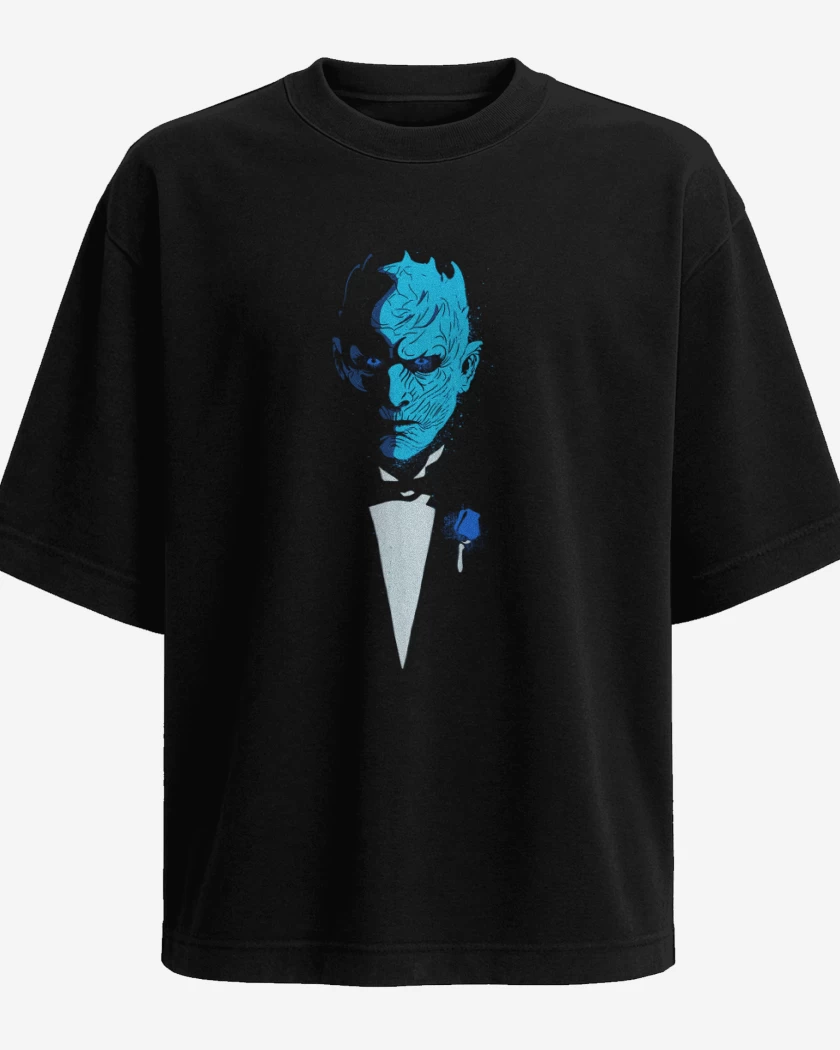 Polera Oversize Negro de The night father
