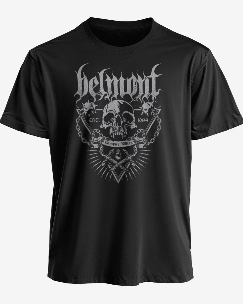 Polera premium Negro de Belmont killers