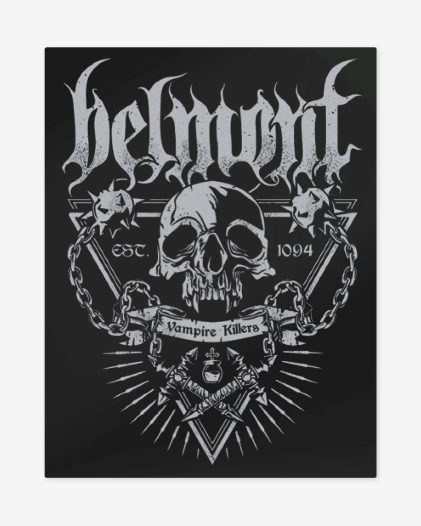 Print metalico Negro de Belmont killers